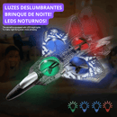 Jatinho Drone Recarregável de Controle Remoto