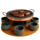 Jogo 9 Peças - Em Pedra Sabão